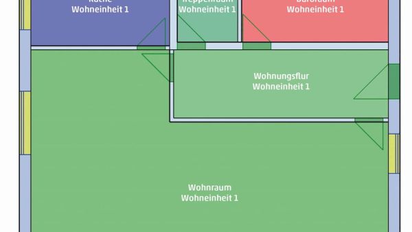 Abb. 1: Grundriss Mustergebäude