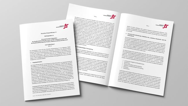 Baugerichtstag: Stellungnahme zum ministeriellen Eckpunktepapier zum Gebäudetyp E © DBGT/DIB