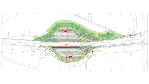 Beidseitig unbewirtschafte Raststätte © Planungsteam Jakobs Gänssle GmbH