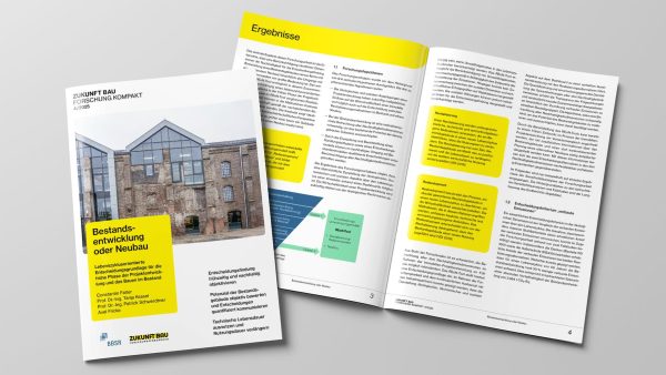 Bestandsentwicklung oder Neubau © BBSR / Grafik DIB