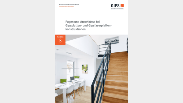 Das neu konzipierte Merkblatt 3 der IGG steht ab sofort zum Download zur Verfügung. © Bundesverband der Gipsindustrie e. V.