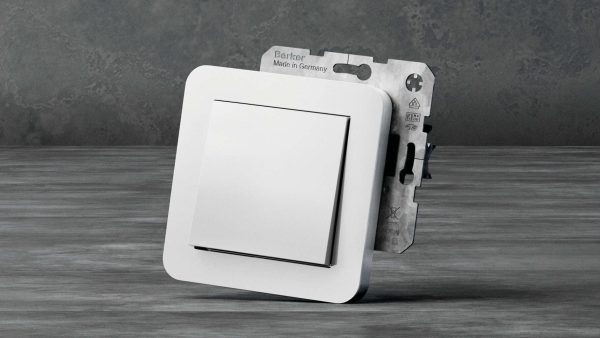 Das neue Hager-Schaltersystem ist rückwärtskompatibel zu bestehenden elektromechanischen Berker-Installationen. © Hager Vertriebsgesellschaft mbH & Co. KG