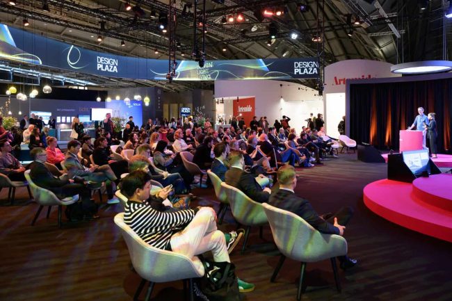 Design Plaza auf der Light + Building – Raum für Austausch, Trends und neue Perspektiven. © Messe Frankfurt Exhibition GmbH / Pietro Sutera