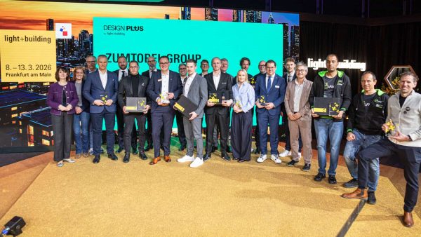 Designplus Award by Light + Building Gewinner 2026 stehen fest. © Messe Frankfurt Exhibition GmbH/ Jochen Günther