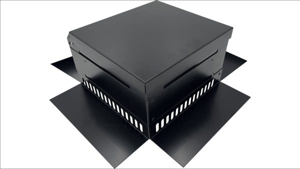 Die Retentionsbox wird aus pulverbeschichtetem Aluminium hergestellt, ist aufklappbar und beliebig in der Höhe aufstockbar. © Fleck GmbH