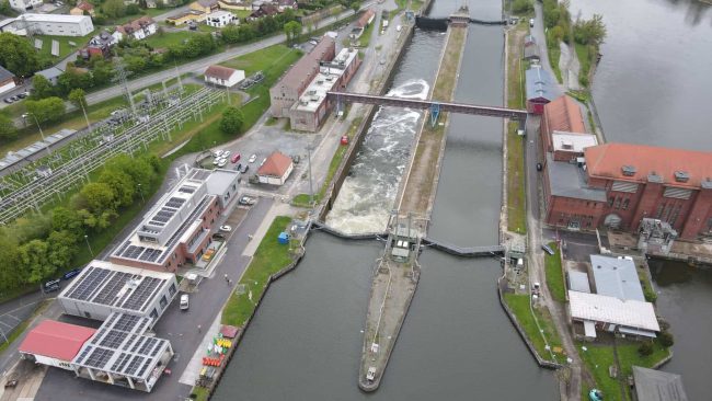 Die Schleuse Kachlet benötigt eine Grundsanierung. © Habau / Norbert Enders