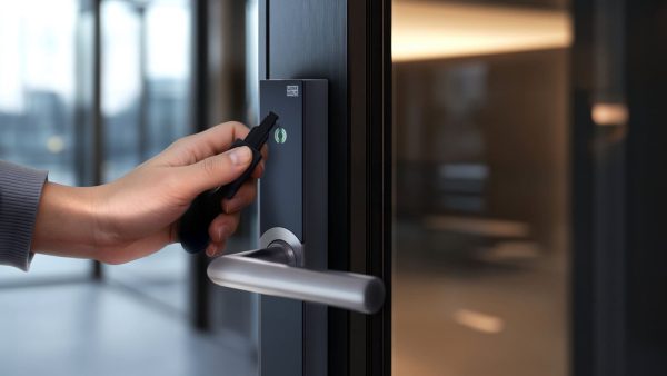 Die neuen elektronischen Türbeschläge können auch bei Modernisierungen oder beim Nachrüsten im Bestand verwendet werden. © Winkhaus