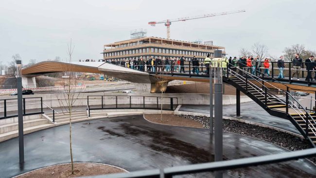 Franklin-Steg in Mannheim eröffnet © MWSP, Andreas Henn