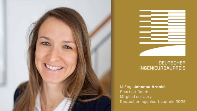 M.Eng. Johanna Arnold, Shortlist GmbH, Jurymitglied des Deutschen Ingenieurbaupreises 2026 © Andrea Mittermeier
