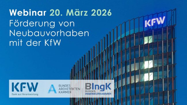 KfW-Online-Seminar für Kammermitglieder: Neubau © KfW-Bildarchiv/Rüdiger Nehmzow