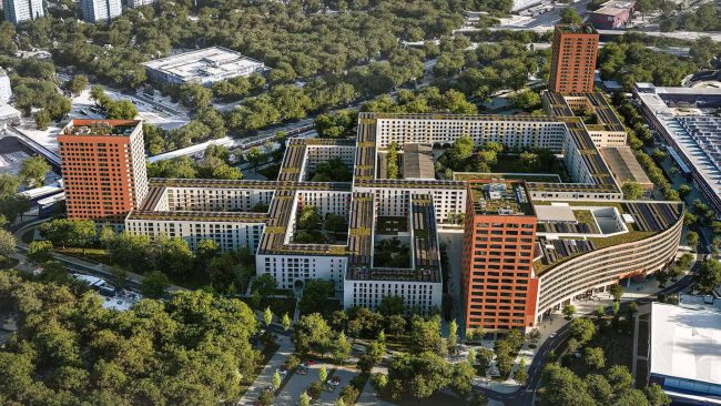 Konnekt Stadtquartier, Berlin © Visualisierung ioo Planungsgesellschaft