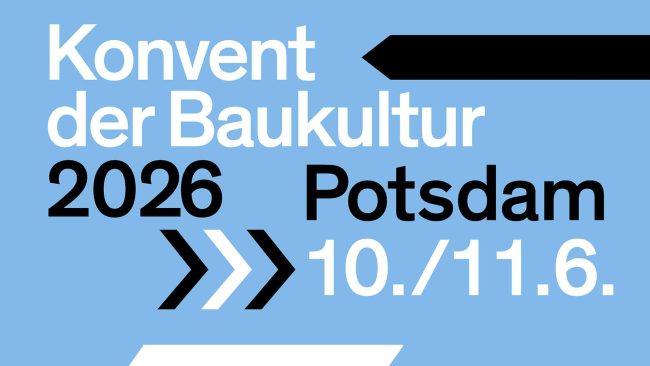 Konvent der Baukultur 2026 © Bundesstiftung Baukultur