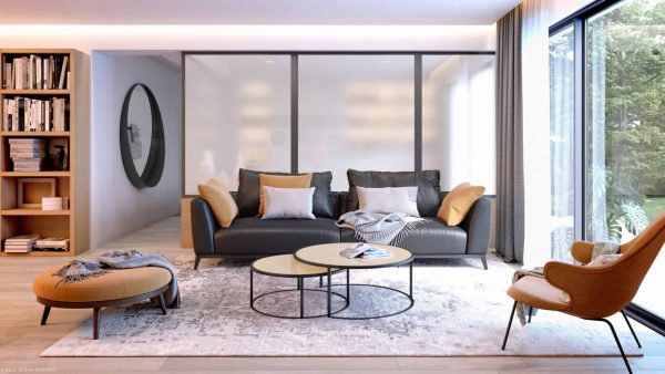 Matelux strukturiert Räume und bietet gleichzeitig Sichtschutz und hohe Tageslichttransmission. © AGC Glass Europe