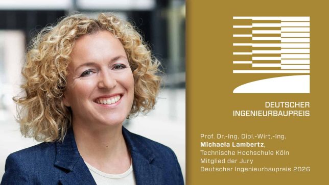 Prof. Dr.-Ing. Dipl.-Wirt.-Ing. Michaela Lambertz, Technische Hochschule Köln, Jurymitglied des Deutschen Ingenieurbaupreises 2026 © privat