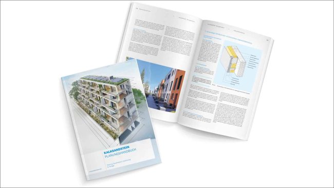 Neuauflage für nachhaltiges Planen: Mit der 8. Auflage des KALKSANDSTEIN Planungshandbuchs stellt der Bundesverband Kalksandsteinindustrie e.V. sein zentrales Standardwerk für Architekten und Planer neu auf. Erstmals rücken Nachhaltigkeit, Klimaschutz und zukunftssichere Bauweisen systematisch in den Fokus. Das Planungshandbuch steht unter www.kalksandstein.de kostenfrei zum Download bereit. © Bundesverband Kalksandsteinindustrie e.V.