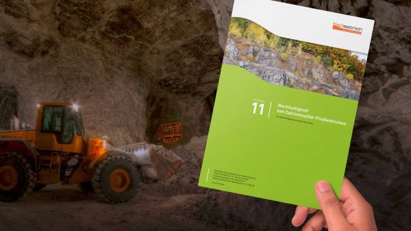 Neues Merkblatt Nachhaltigkeit von Calciumsulfat-Fließestrichen © VDPM