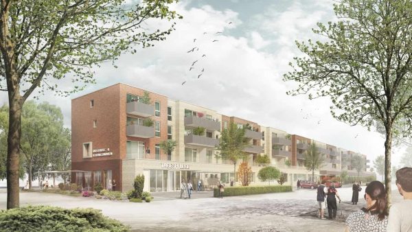 Beim Neubau einer Seniorenresidenz in Leer setzten Architekt und Bauunternehmung auf ein bekiestes Umkehrdach und eine Dachdecke aus wasserundurchlässigem Beton.