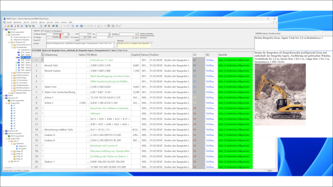 Screenshot MWM-Libero mit formatierten Texten und Bildern © MWM Software & Beratung GmbH, Bonn