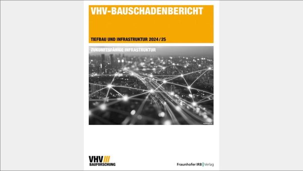 VHV-Bauschadenbericht Tiefbau und Infrastruktur 2024/25 erschienen © VHV Bauforschung / Fraunhofer IRB