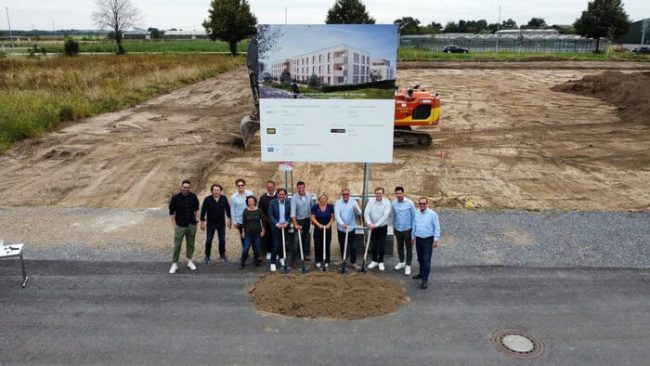 Nach dem ersten Spatenstich ist der offizielle Baustart am 2. September 2024 erfolgt. © DGN Deutsches Gesundheitsnetz Service GmbH