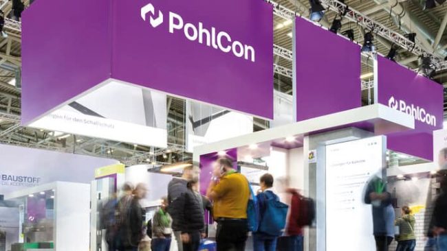 Der Baukomponentenhersteller Pohlcon stellt seine Lösungen auf der BAU 2025 in Halle A2 am Stand 319 vor. © PohlCon