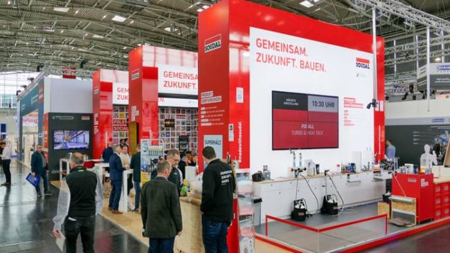 Soudal stellt seine Produktlösungen auf der BAU 2025 am Stand 211 in Halle B6 aus. © Soudal