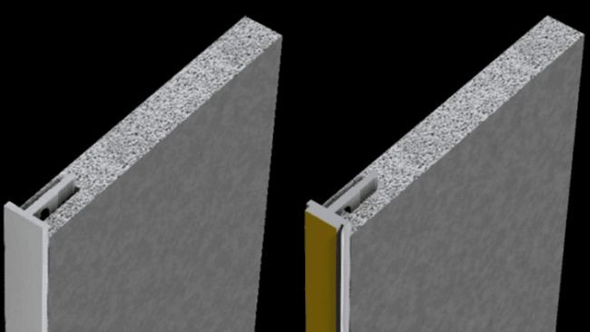 Die Produkte PlateFix A (links) und PlateFix D sollen Plattenstöße optimieren und Bewegungen in der Konstruktion ausgleichen. © Formteilbau Schmitt