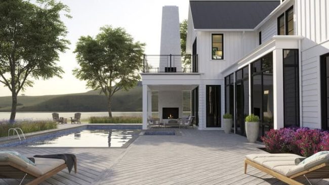 Ummantelte Wood-Plastic-Composite (WPC)-Diele © Trex Company