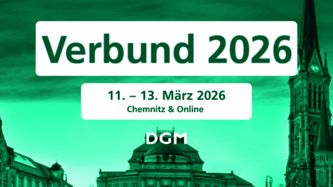 Verbund-Symposium in Chemnitz 2026 © DGM