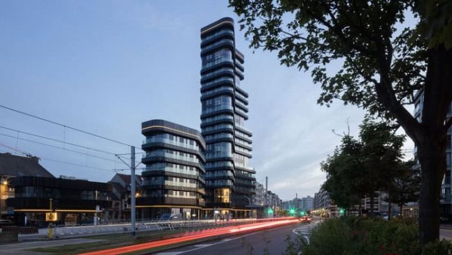 Der Heldentoren-Komplex am Heldenplein in Knokke-Heist © Sarah Blee | © Neutelings Riedijk Architects