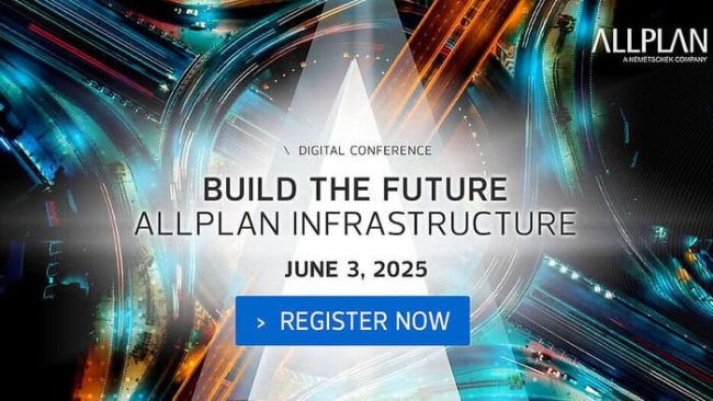 ALLPLAN lädt am 3. Juni 2025 Fachleute aus dem Infrastrukturbereich weltweit zur kostenlosen Online-Konferenz ein. © ALLPLAN