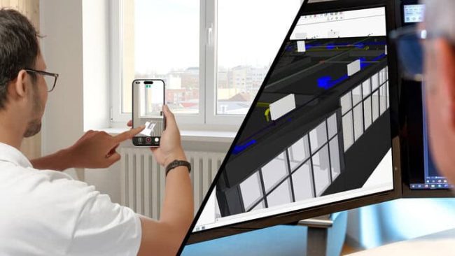 Das Zusammenspiel von DDScad und der Metaroom Scan App macht es möglich