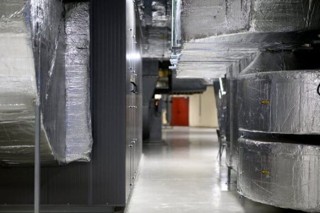 Dank Abwärmenutzung und guter Isolierung ist die neue Lüftungsanlage der Universitätsbibliothek in Oldenburg besonders energieeffizient. © Universität Oldenburg / Izabela Mittwollen