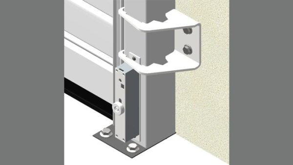 Sicherheitsdetail: Integriertes E-Schloss mit zusätzlichem Verstärkungsprofil © Teckentrup