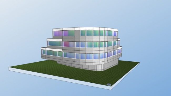 HottCad 3D-Bürogebäude © Hottgenroth Software AG