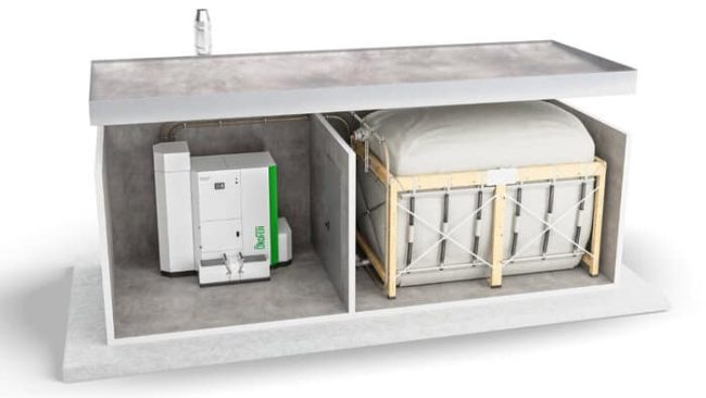 Der Kessel mit Condens Technologie macht den Einsatz der Brennwerttechnik in jedem Wärmeverteilsystem möglich. © ÖkoFEN