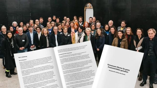 Baukulturelle Leitlinien des Bundes und Workshopteilnehmende (März) © Konstantin Börner