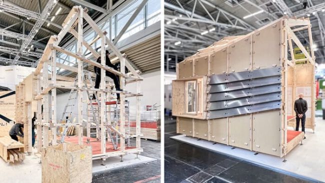 Holzbaustecksystem © Hochschule für angewandte Wissenschaften München