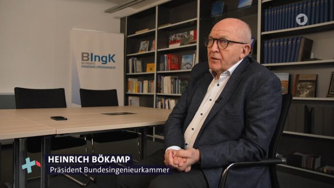 Heinrich Bökamp im Magazin Plusminus vom 26.02.2025 © Das Erste/ARD