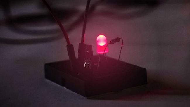 Superkondensator aus Beton © Dennis Mangold / Hochschule Coburg