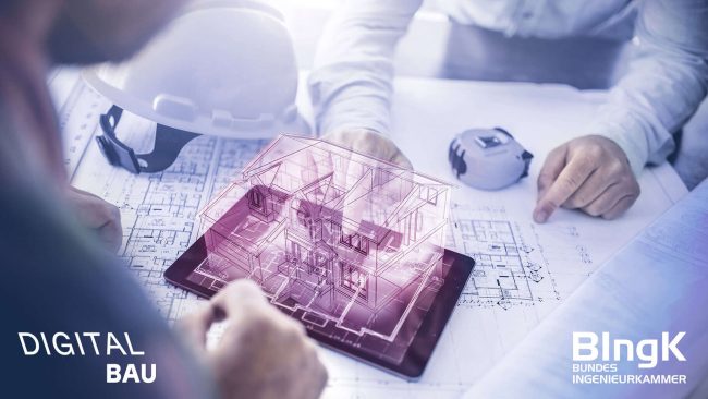 Bundesingenieurkammer auf der digitalBAU 2026: Workshop Künstliche Intelligenz in Planungsbüros – Status quo und Zukunftspotenziale © Messe München