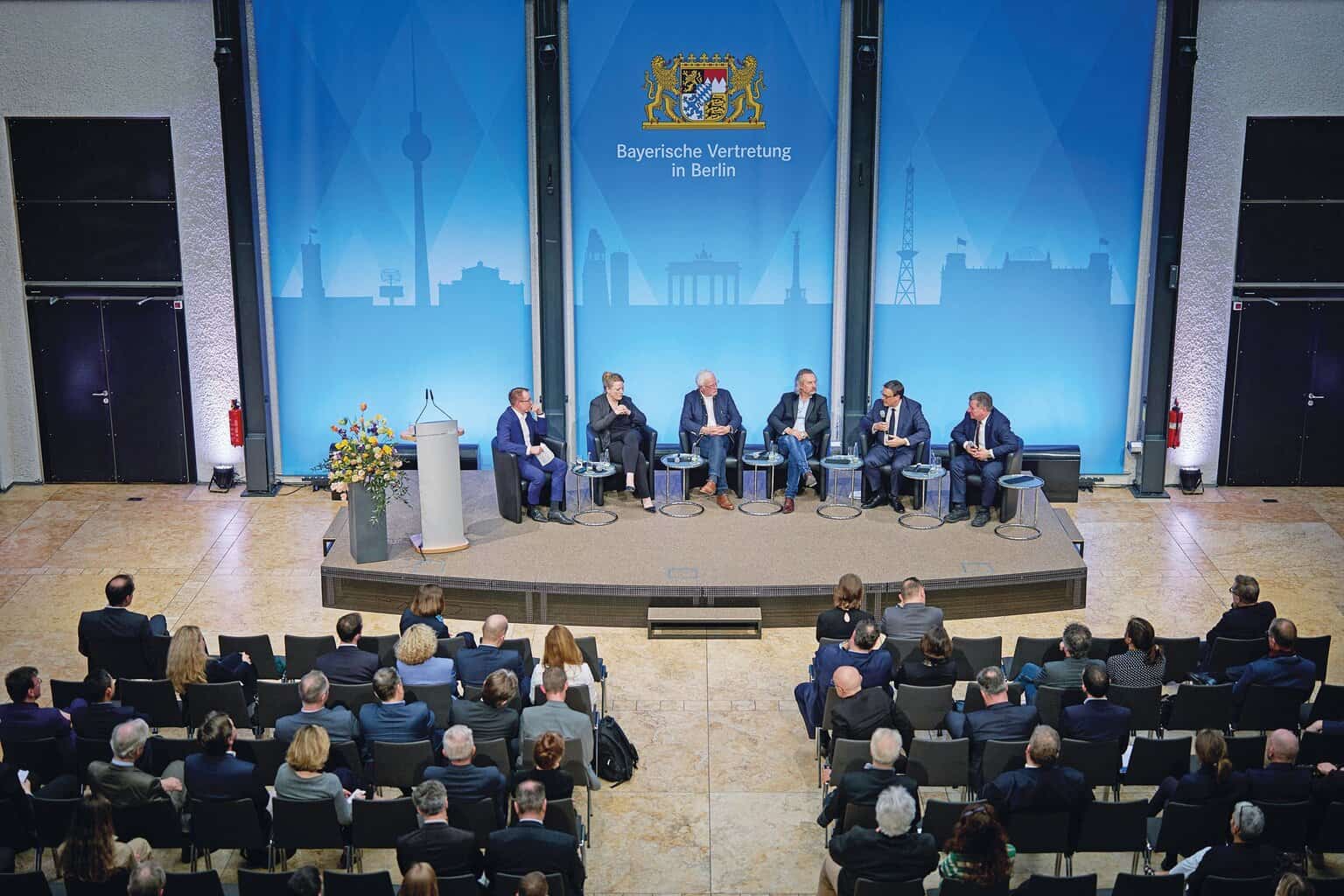 Parlamentarischer Abend in der Bayerischen Vertretung am 11.04.2024 in Berlin. © Henning Schacht