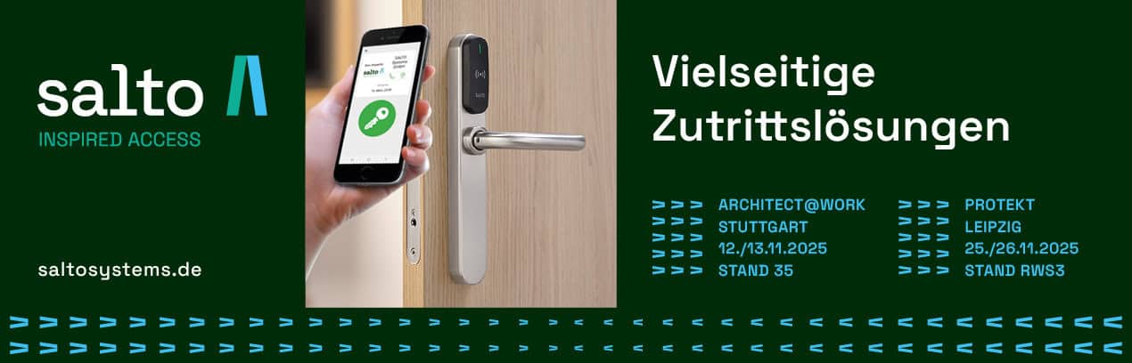 salto. Inspired Access. Vielseitige Zutrittslösungen. saltosystems.de © Salto Systems, S.L